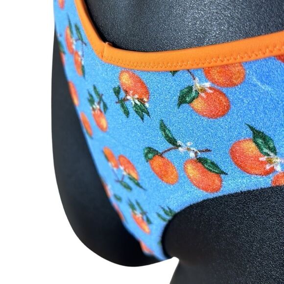 Blackbough isabelle bikini bottoms French terry peach high cut cheeky xs - Picture 3 of 6